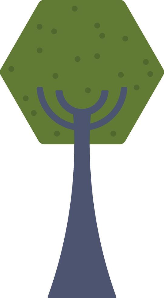 Decorative Geometric Abstract Tree vector