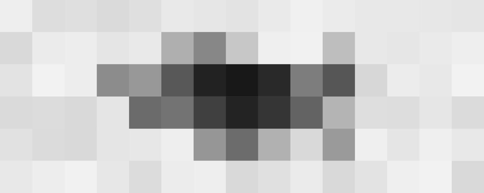 Compressed pixel censor stripe glitch. Mid-screen dark blur simulates signal error, restricted zone or media blackout block. Corrupted data texture. illustration. vector