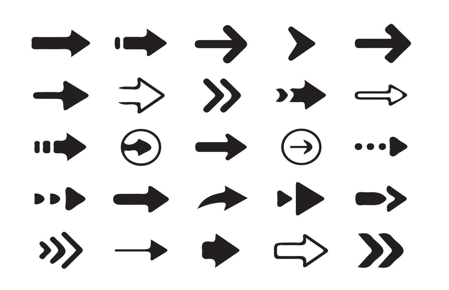 Collection arrows sign. Black arrow icon set. Arrow. Cursor. Arrow icon. Simple arrow set. vector