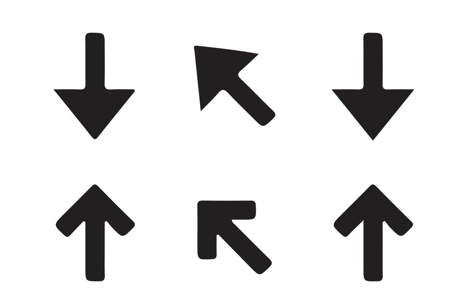 Arrow icons set. Arrow collection. vector