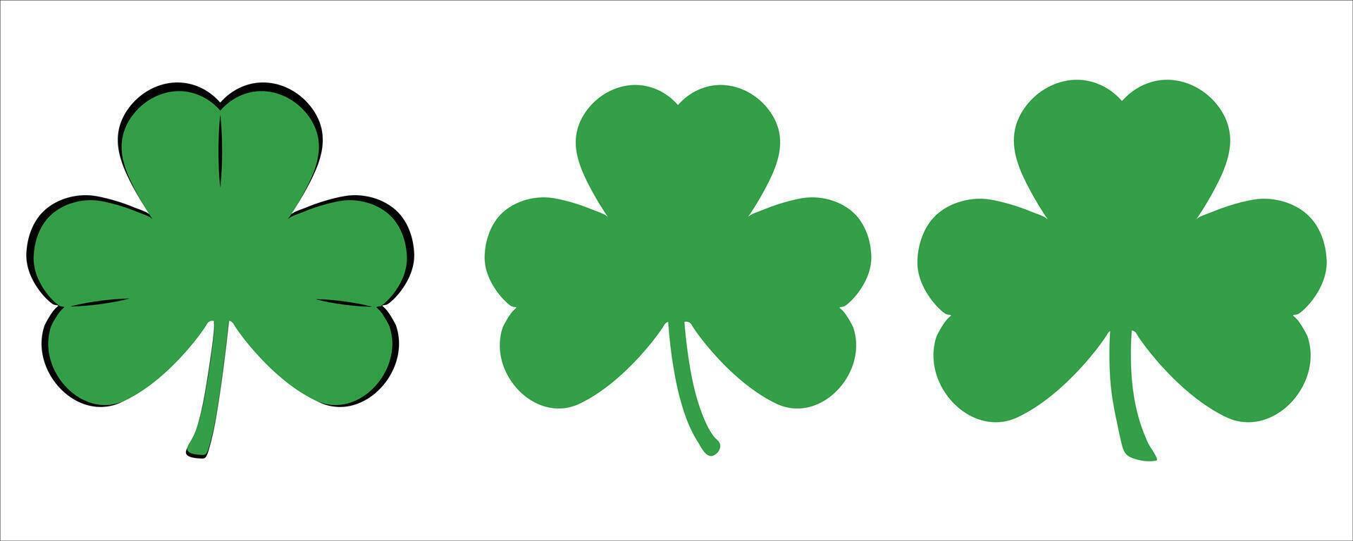 shamrock clover leaf Illustration vector