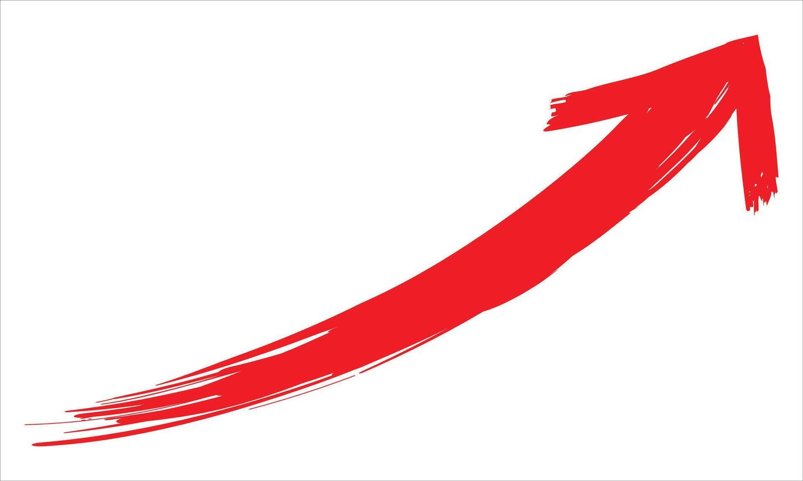 red arrow icon vector