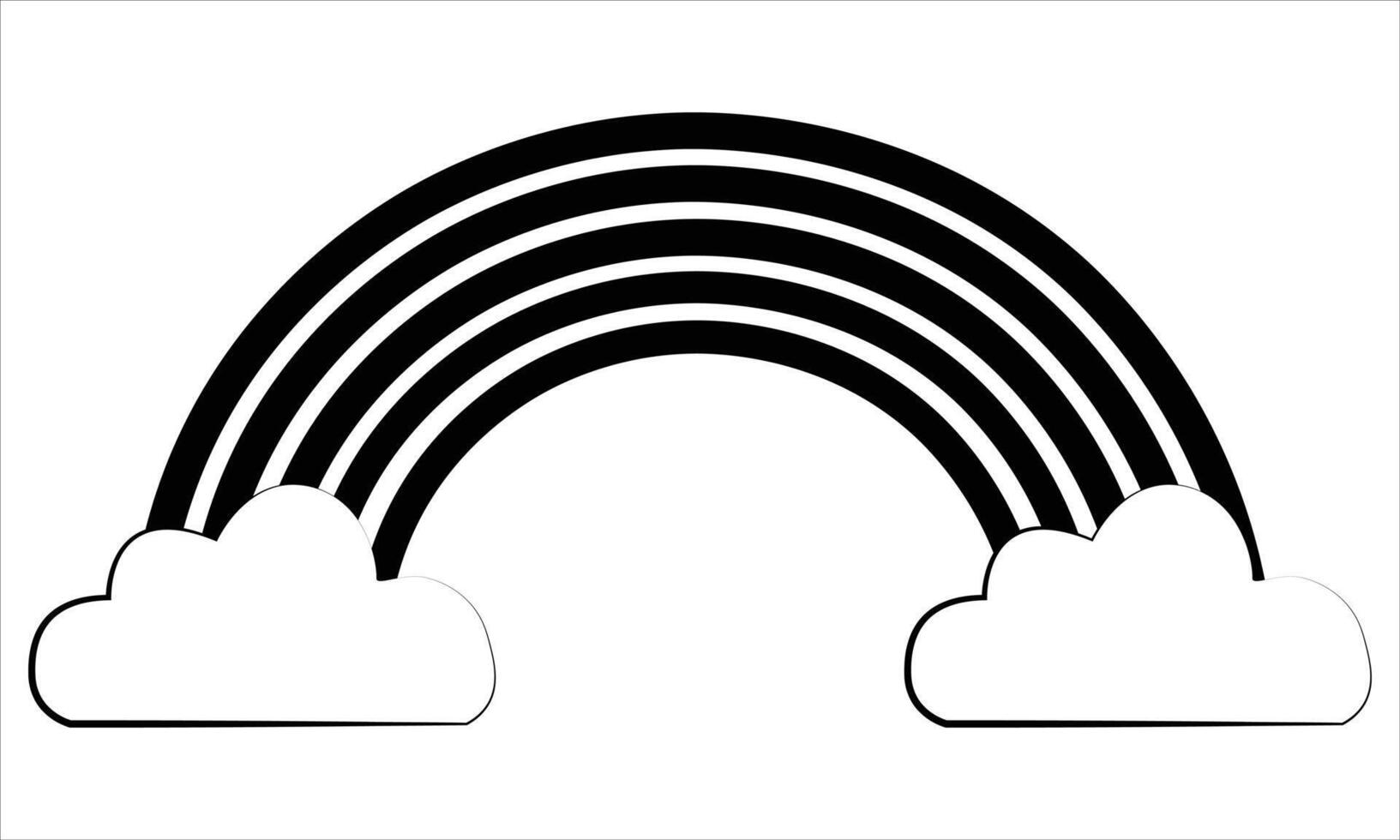 Rainbow icon Illustration vector