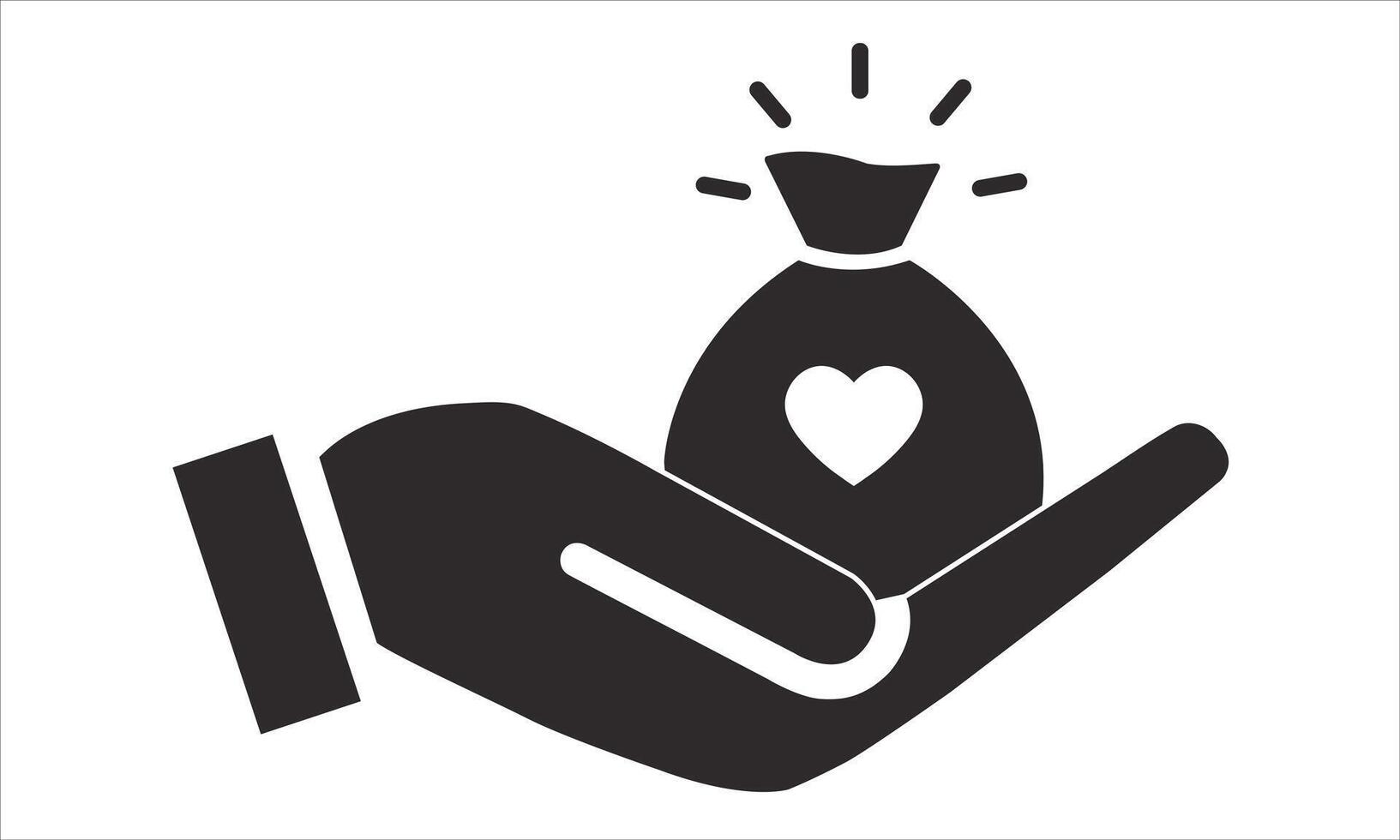 Donation icon Illustration vector