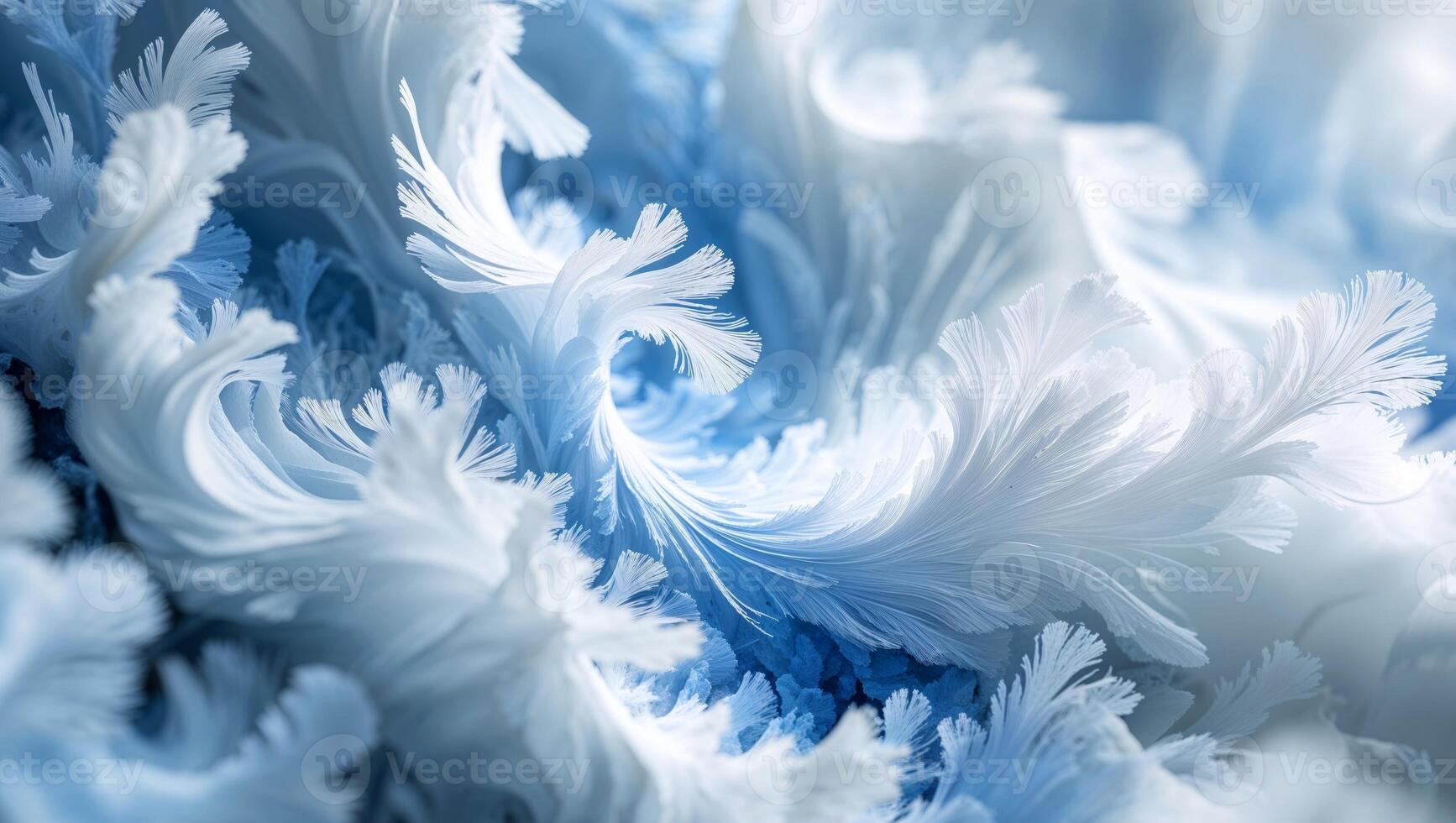 Abstract Watercolor Texture Background in Blue and White Tones photo