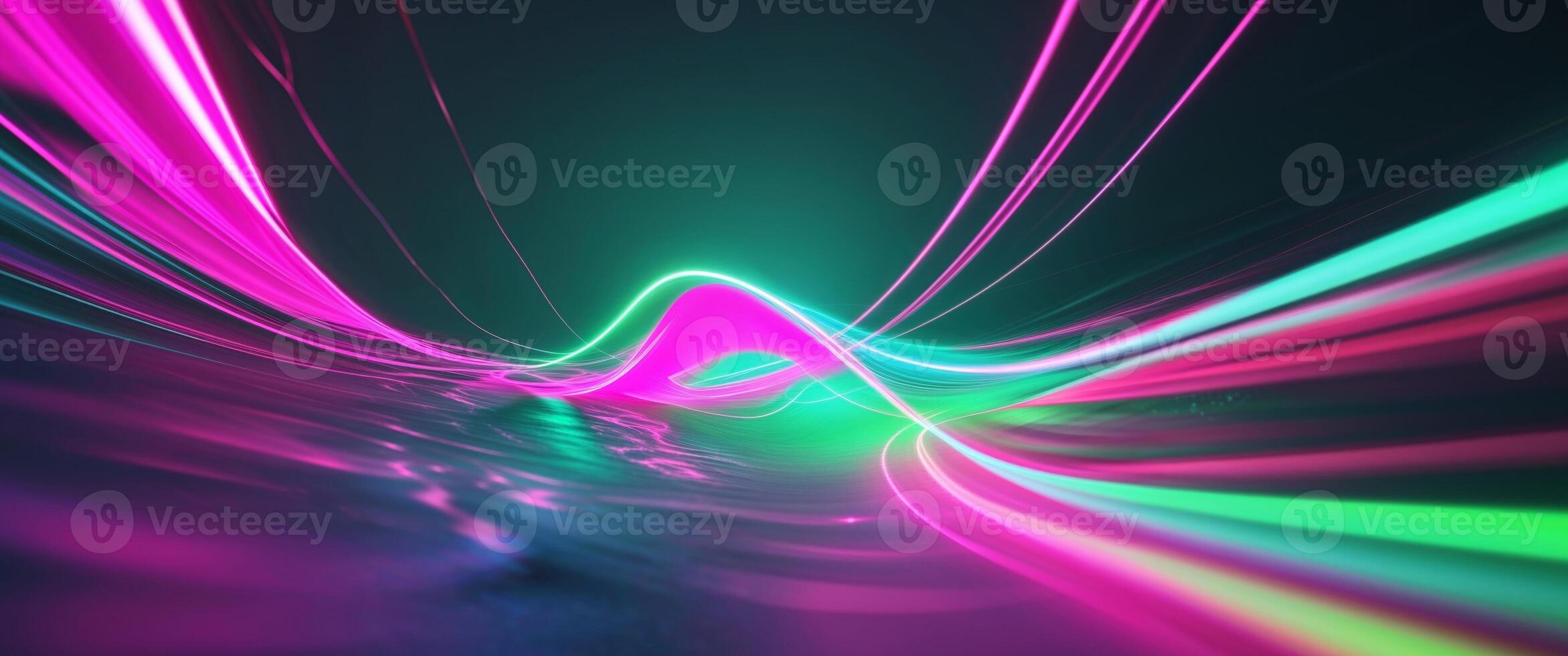 Abstract neon colors swirl background image. photo