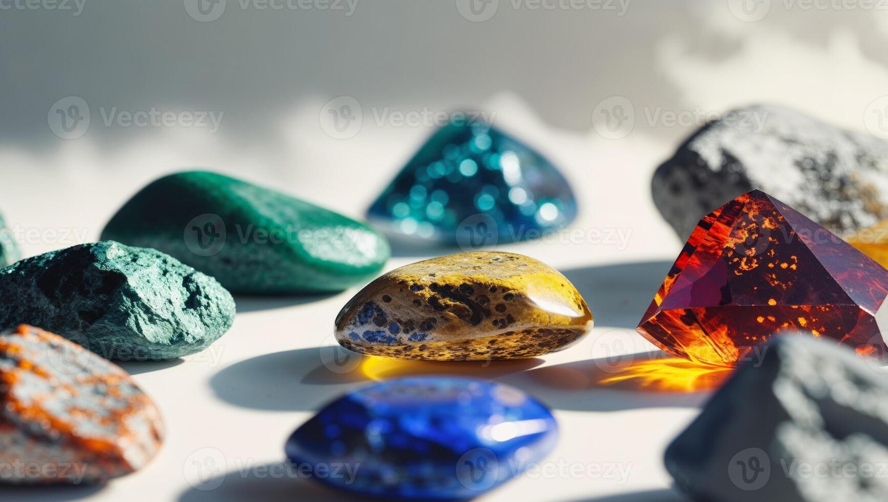 Colorful Stones Collection Nature's Treasures Rock Textures photo
