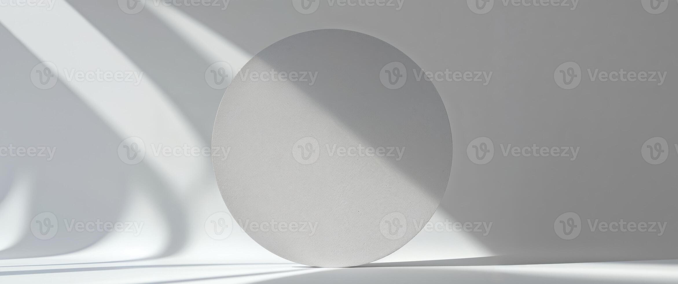 Abstract light gray circle object background photo