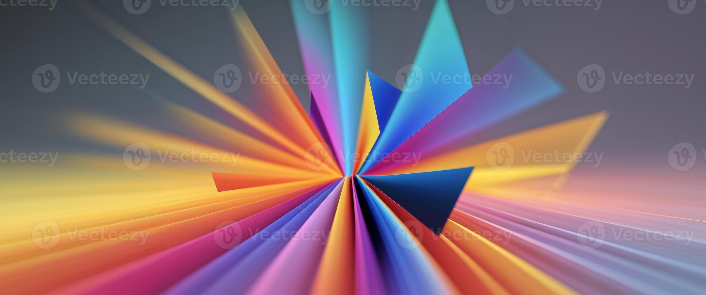 A colorful abstract background with a bright star photo