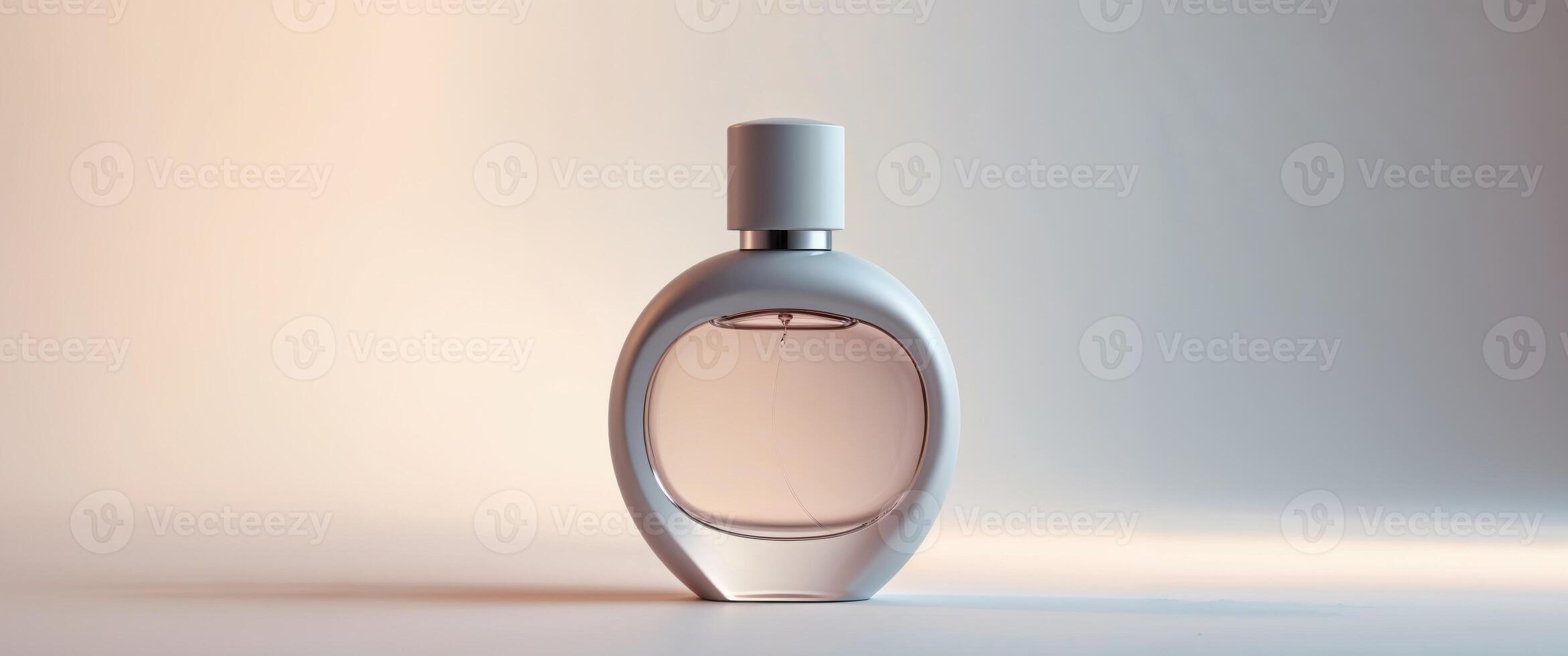 Abstract perfume bottle soft focus image. photo