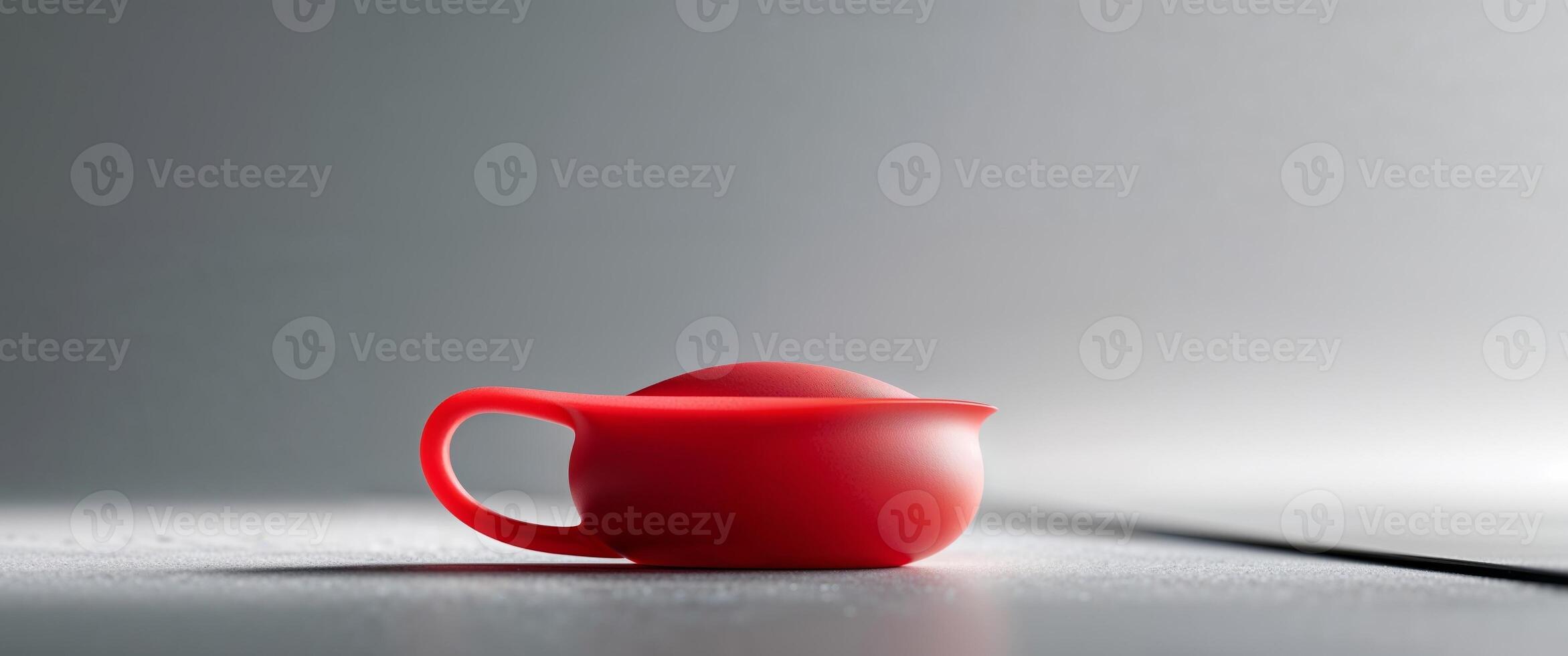 Soft focus still life red object on surface photo