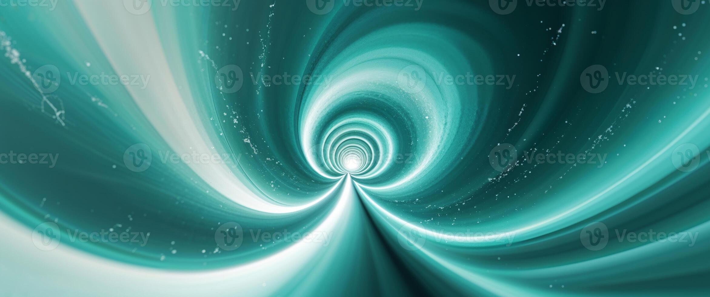 A blue and white swirl with a white light photo