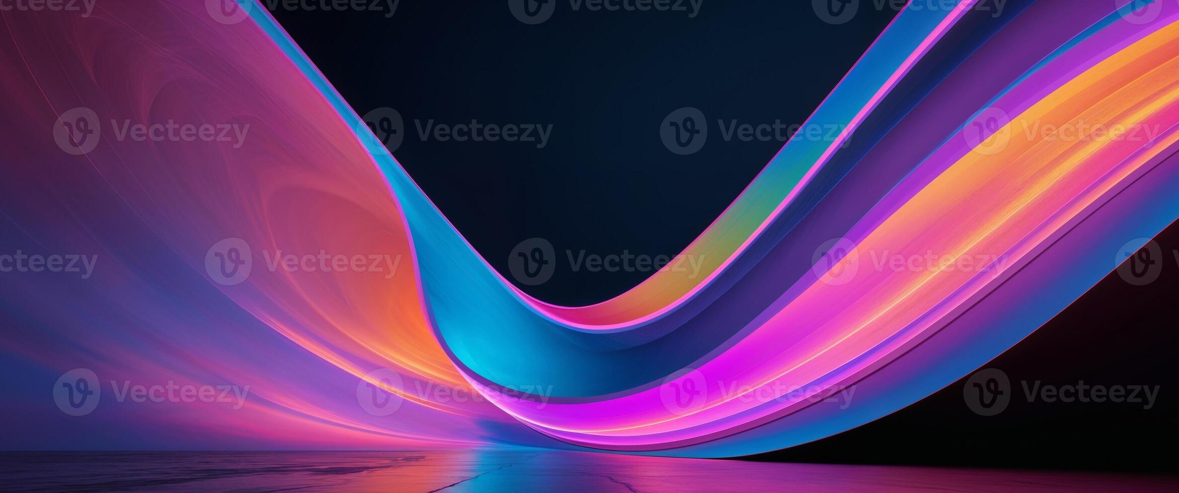 Multicolored glowing abstract background design. photo