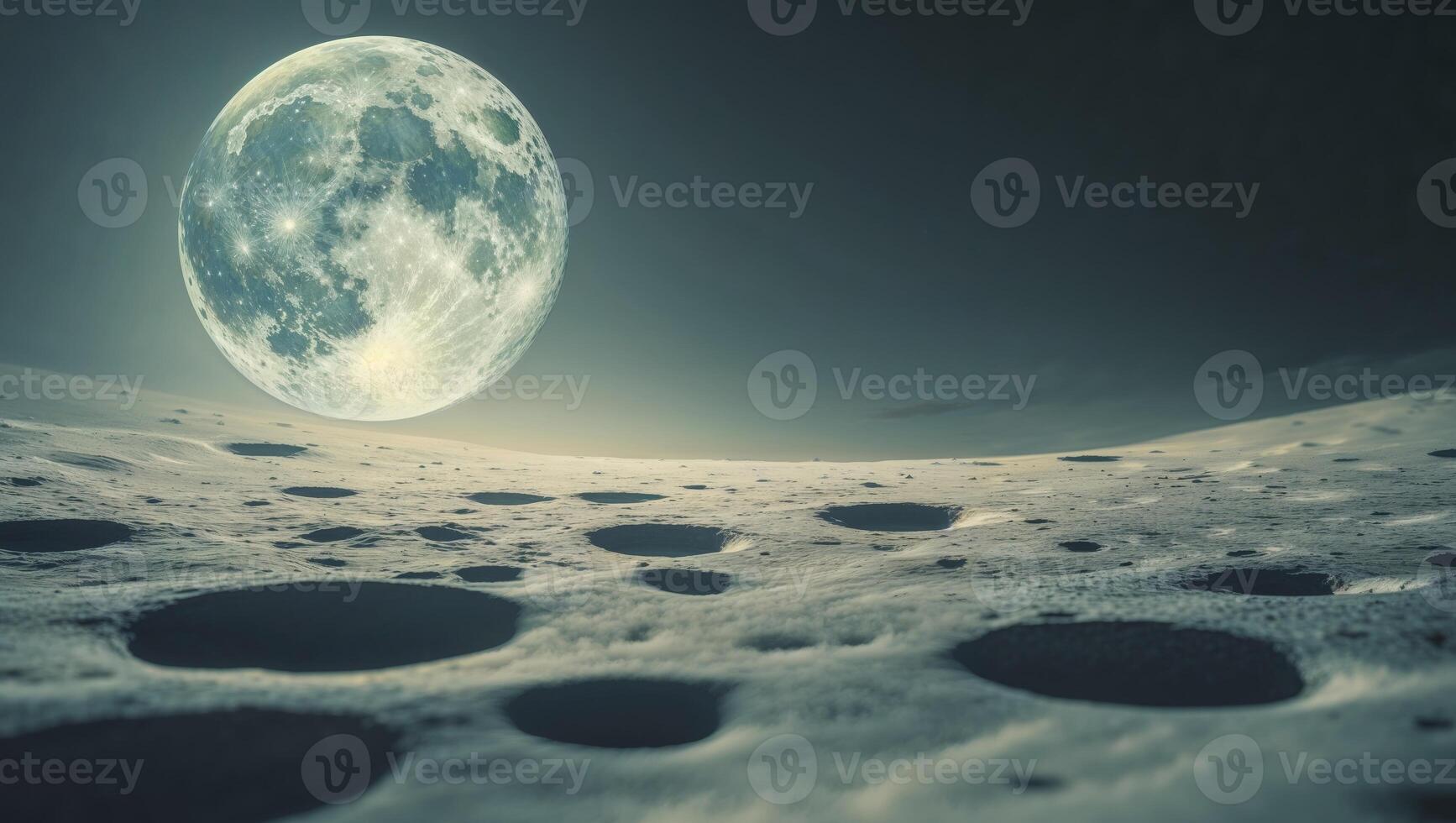 whispering sounds echo through a ever-changing on the moon photo