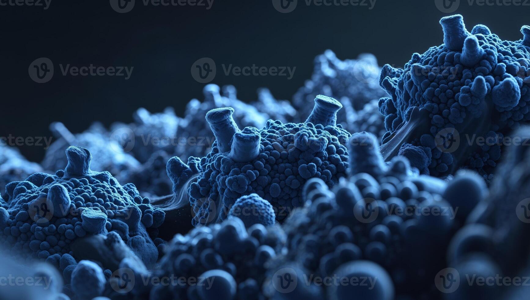 A close up of a large number of cells photo