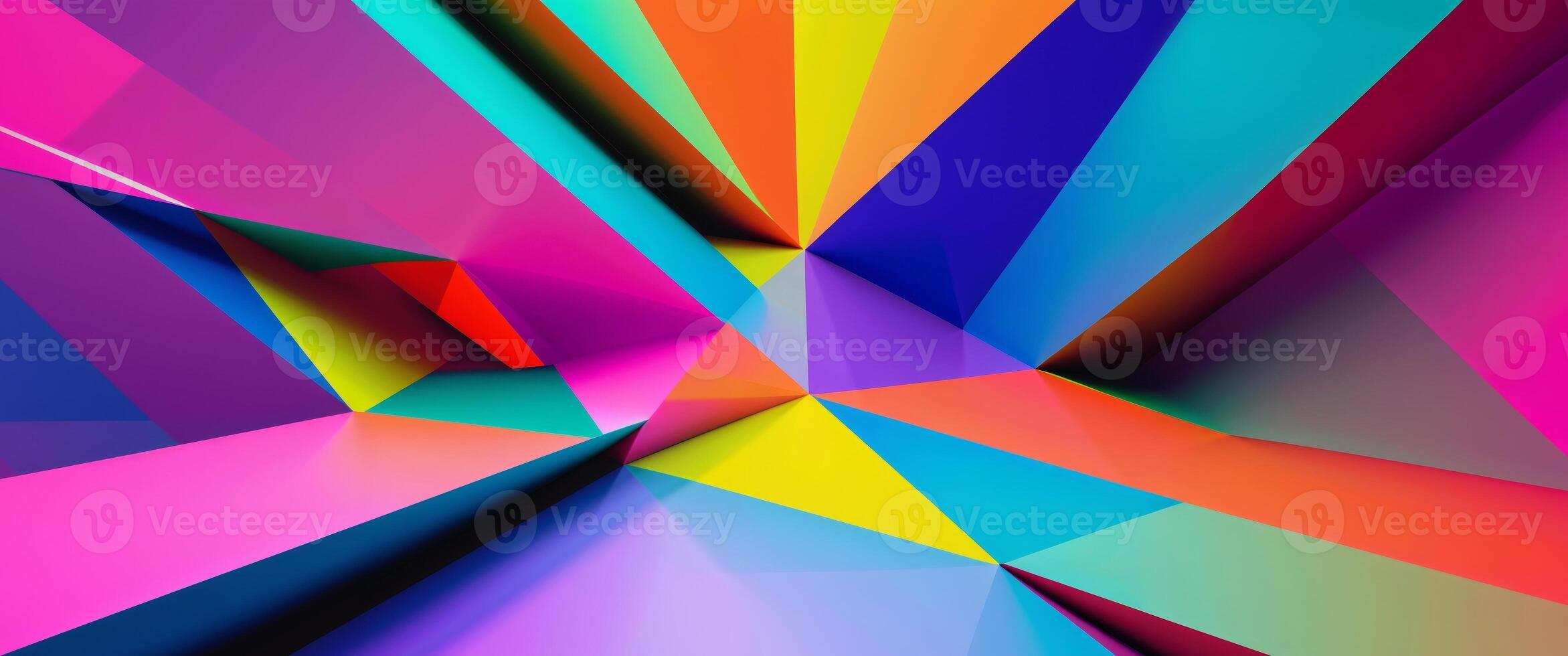 Abstract geometric background design modern colorful shapes photo