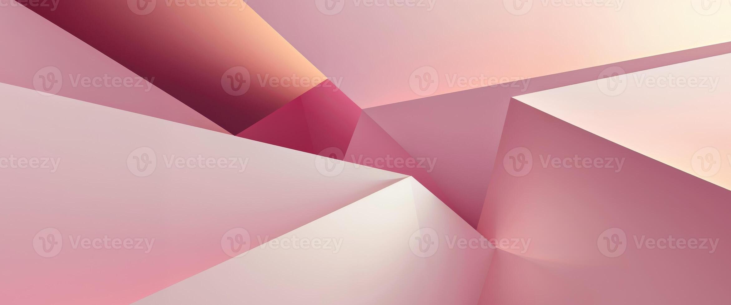 A pink and white abstract background with a triangle shape photo