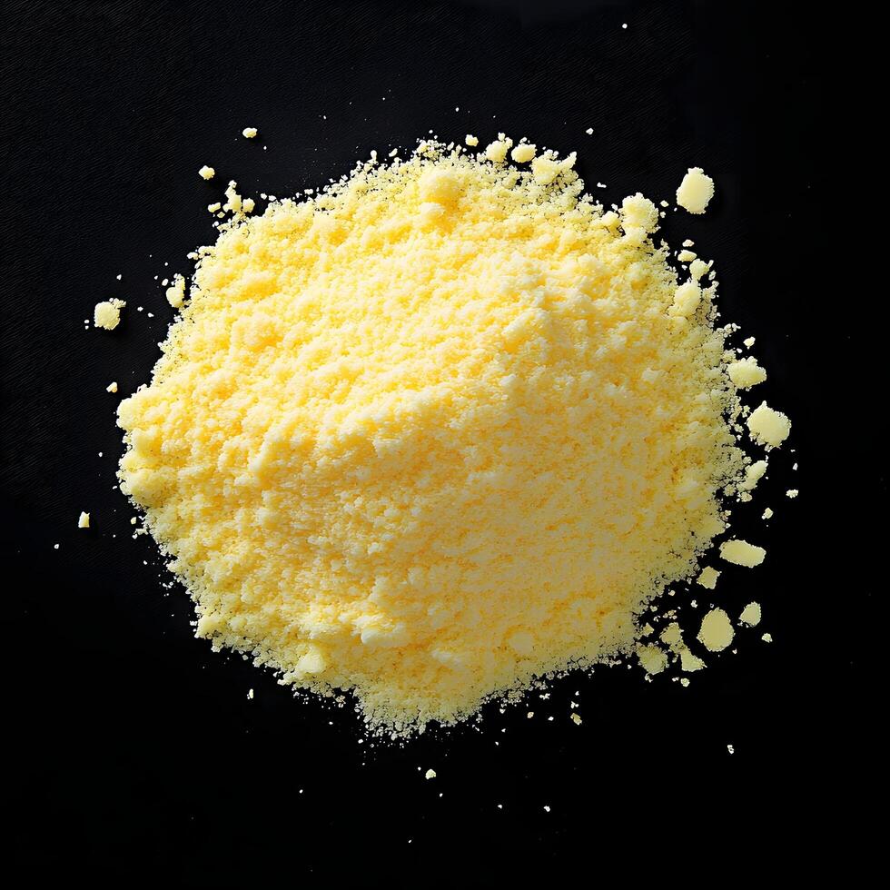 Heap Of Yellow Corn Flour A Versatile Ingredient For Baking And Cooking photo
