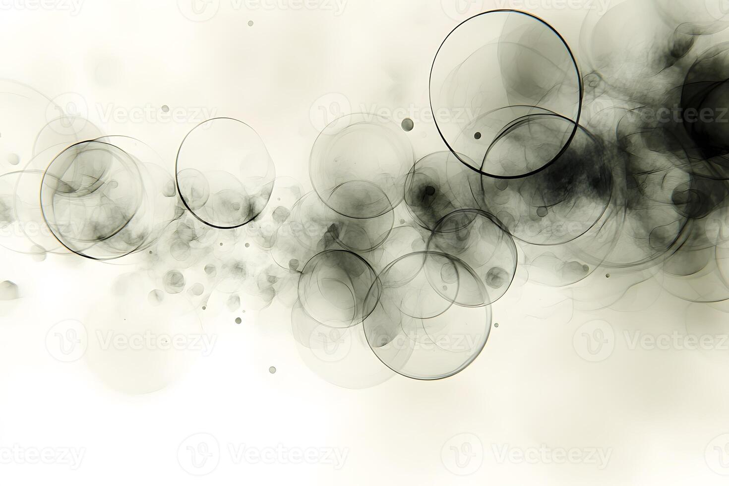 Abstract Circles and Smoky Patterns for Modern Design and Digital Art Concepts photo