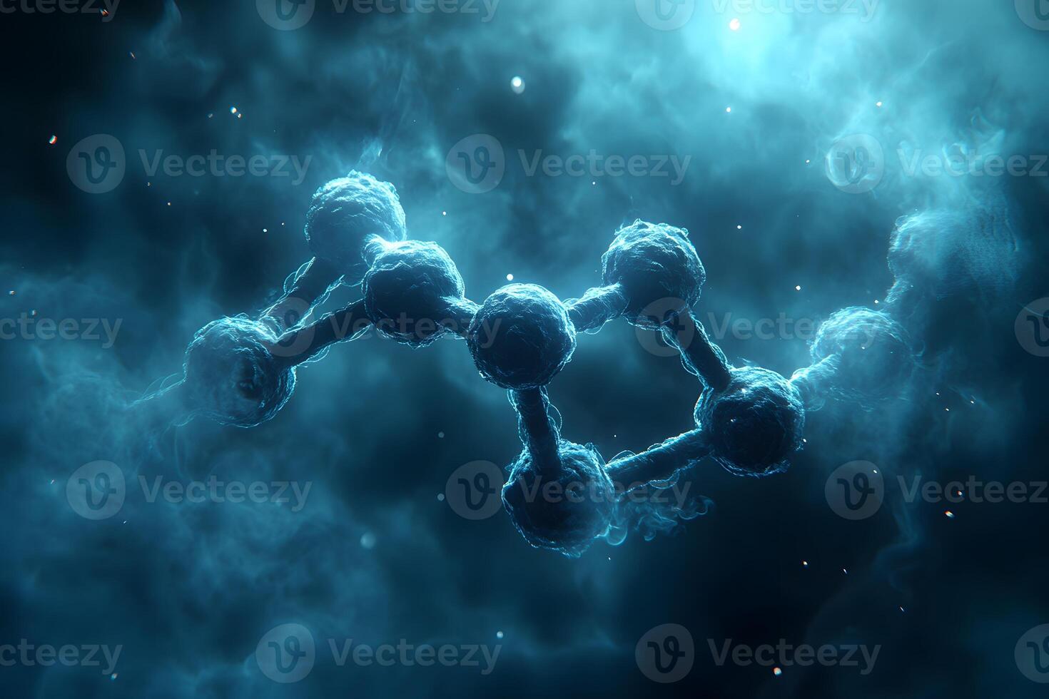 Molecular Structure in Space - Scientific Visualization for Educational and Research Use photo
