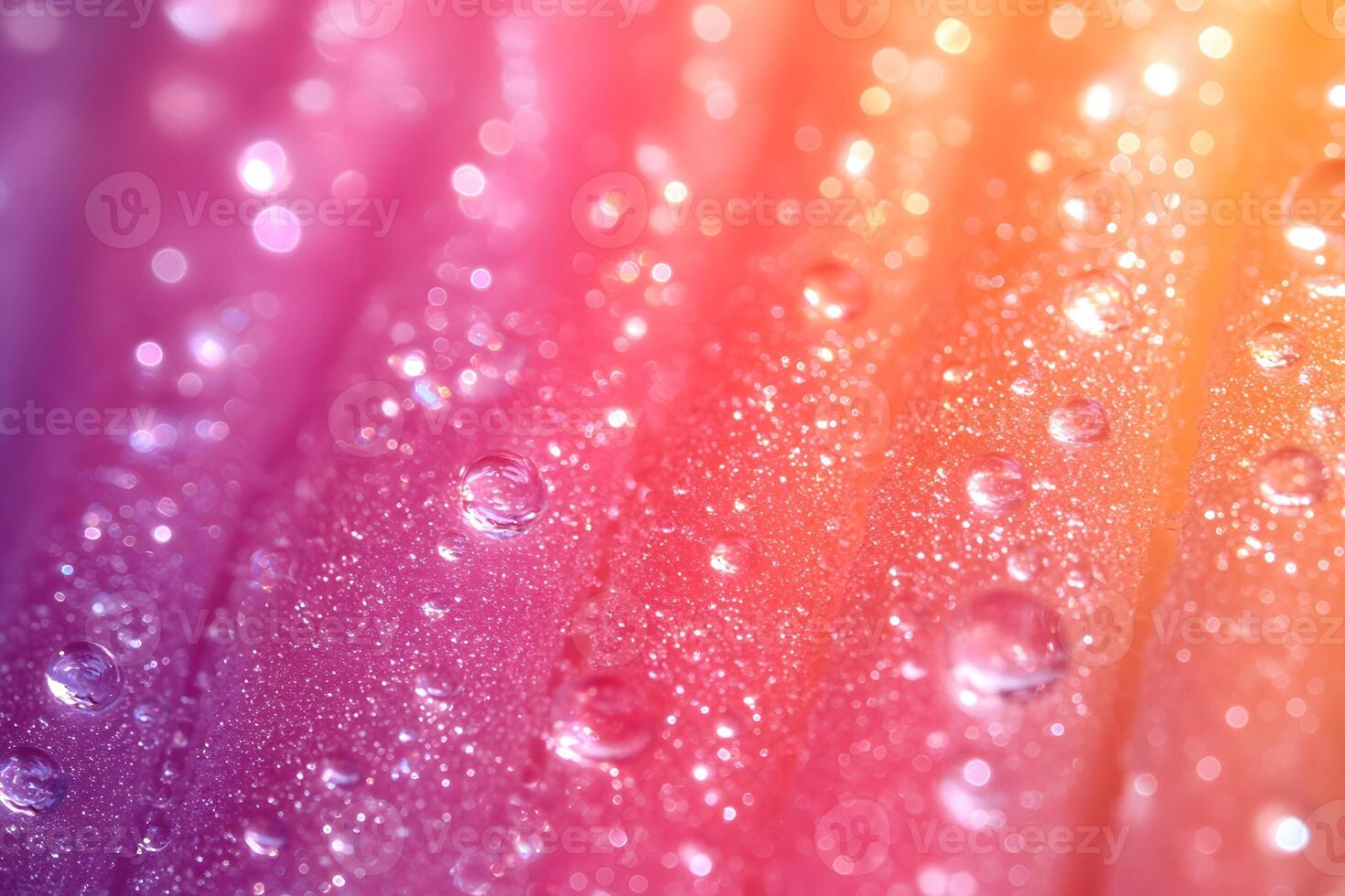 Vibrant Abstract Water Droplets on Colorful Gradient Background for Modern Design photo