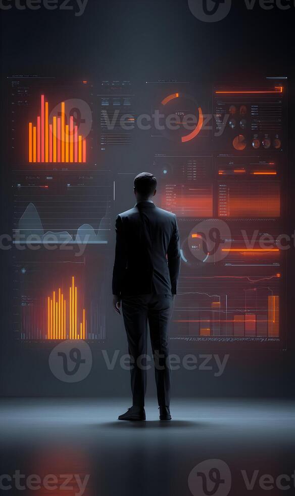 Analyzing digital data trends with a strategic focus on innovative business strategies photo