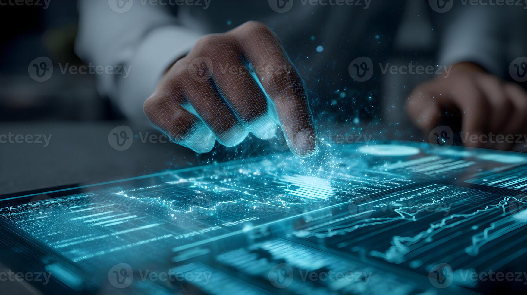 Interactive data analysis with advanced digital interface for strategic decision making photo