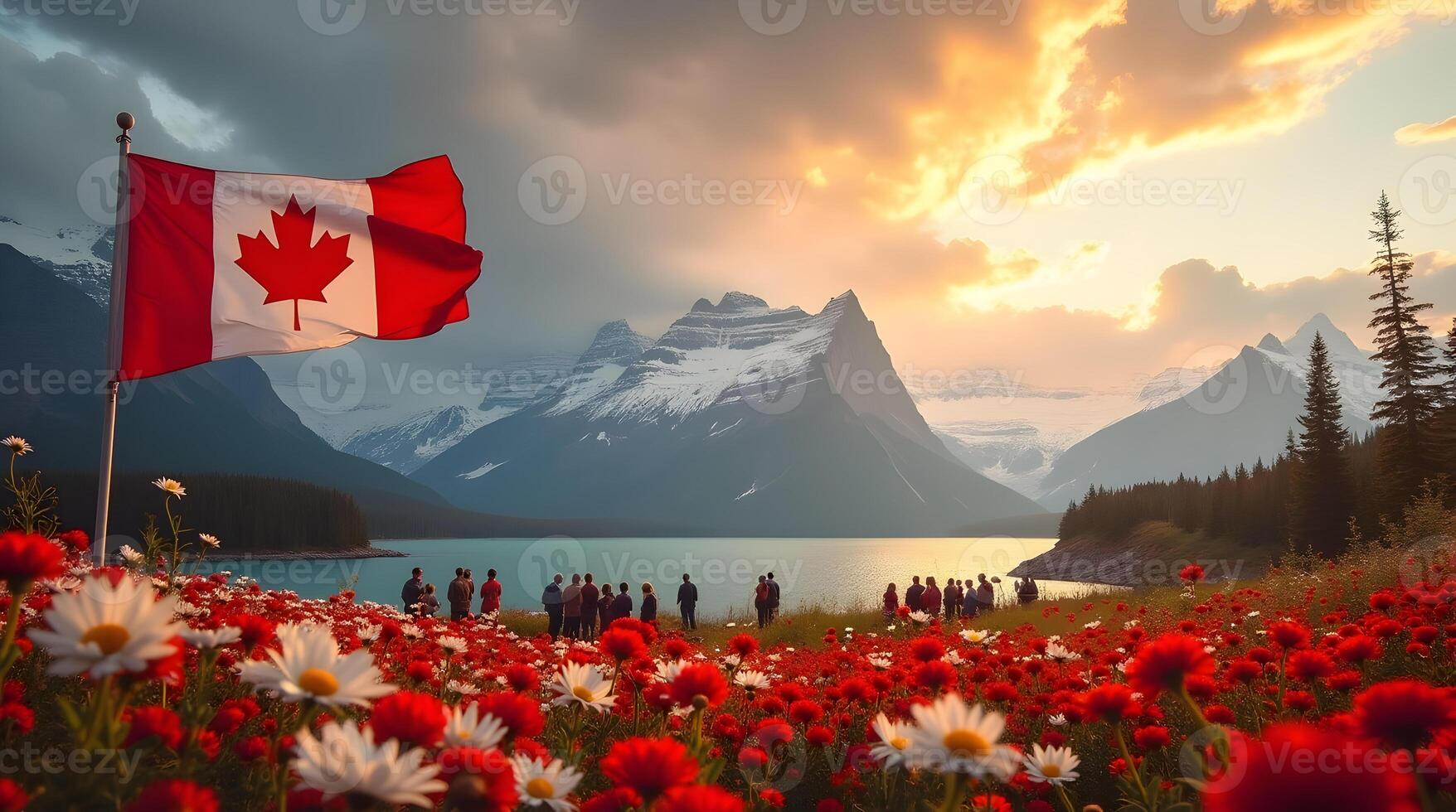 Canada's national day is on july 1 photo