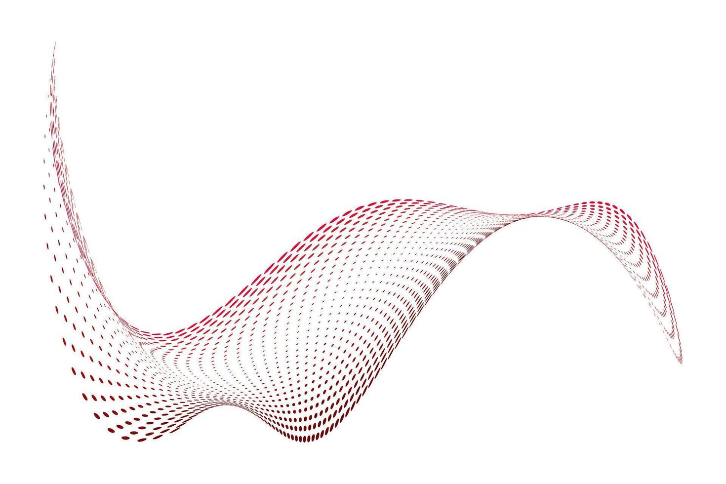 Abstract Dotted Halftone Shape Element vector