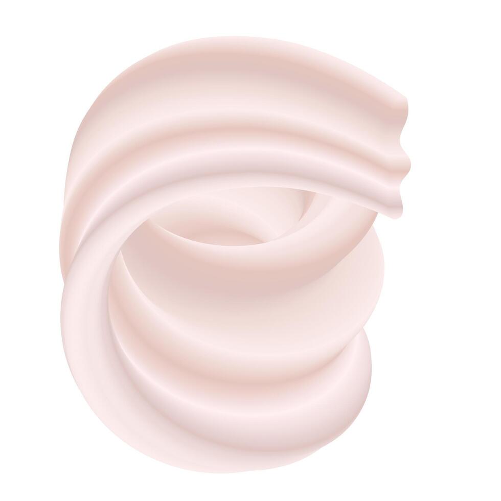 Nude Makeup Foundation Cream Abstract Illustration Background vector