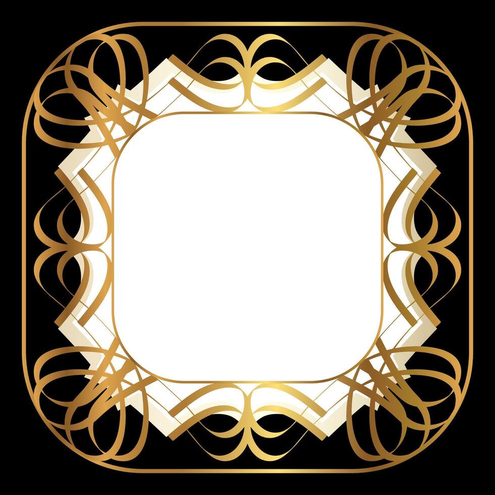 Vintage Style Frame Design vector