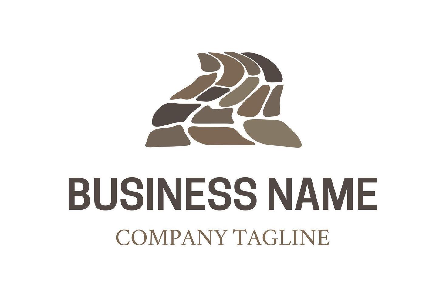 Simple Landscaping and Pavement Logo vector