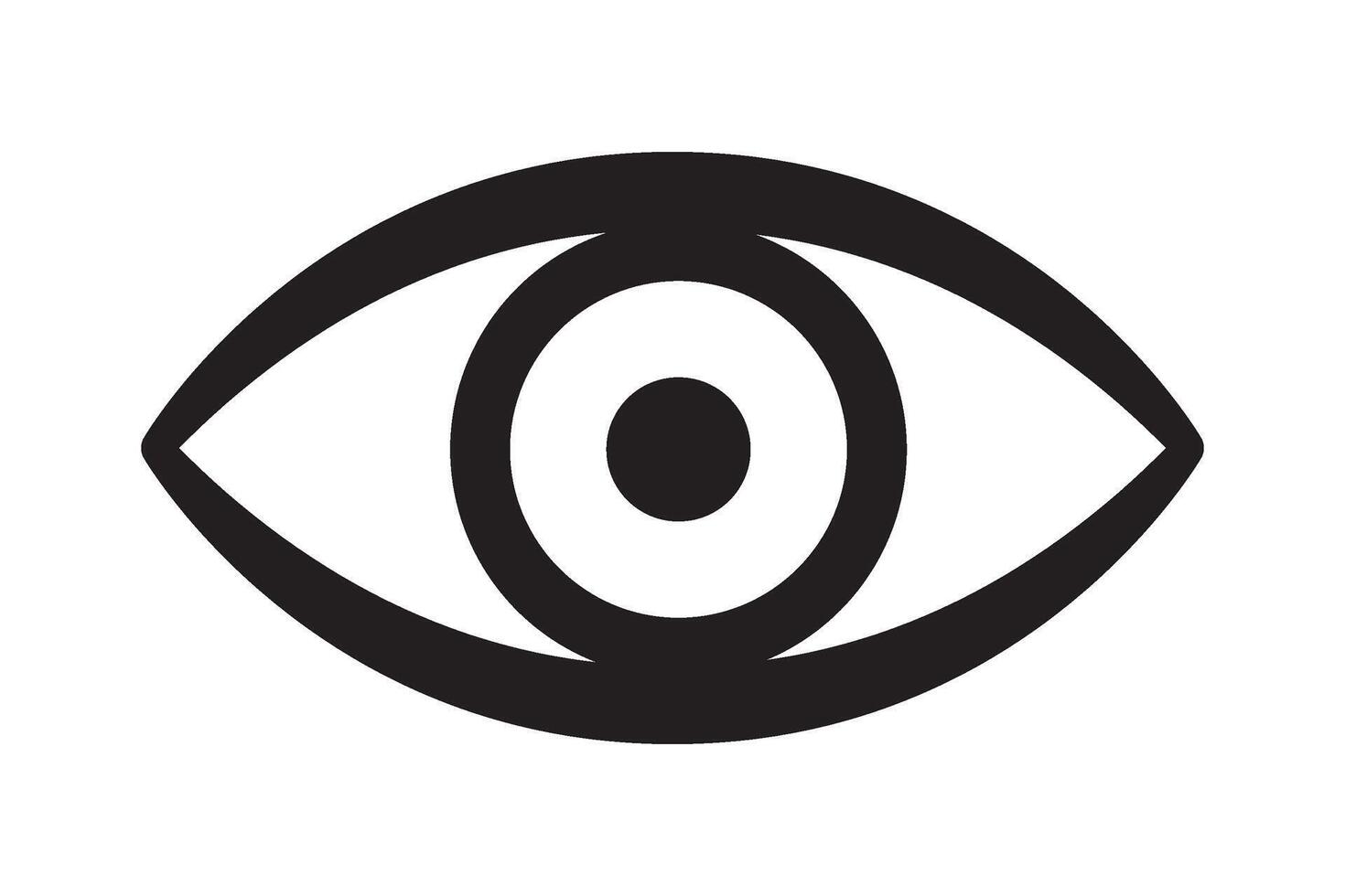 Hyman eye icon. Eye sign, vector