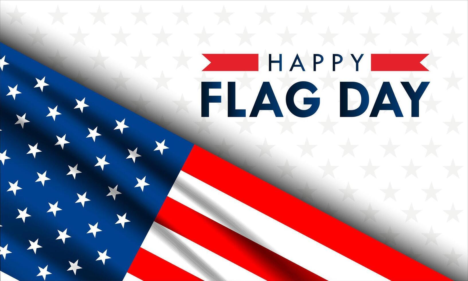 Flag Day In United States June 14 Background Concept Illustration vector