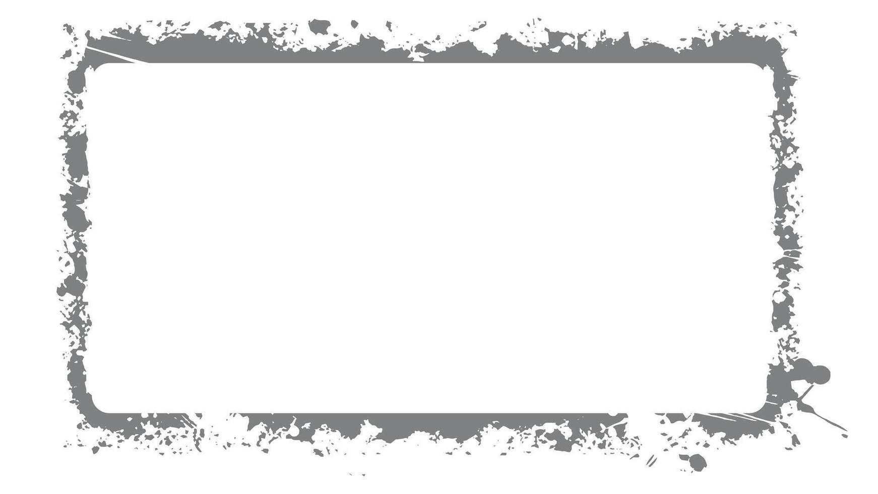 Grunge Frame Background Design illustration. vector