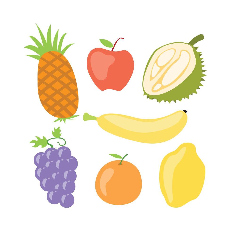 Fruit mascot design. Fruit pack illustration. vector