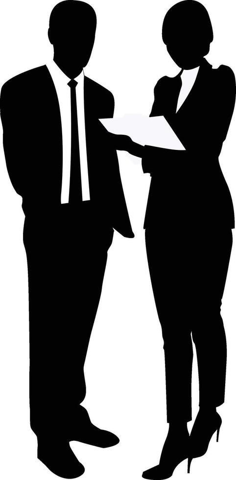 Business People Silhouette vector
