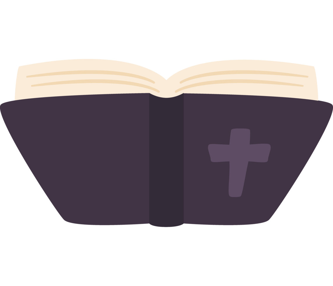 blue holy bible isolated icon png