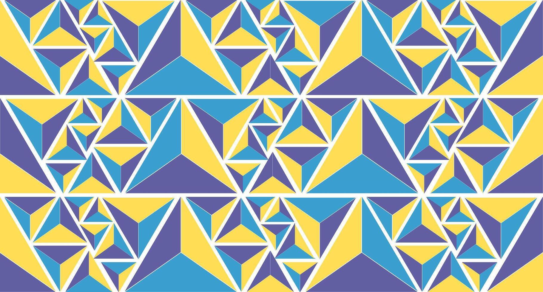 Elegant Multi Color Geometrical Pattern Background vector