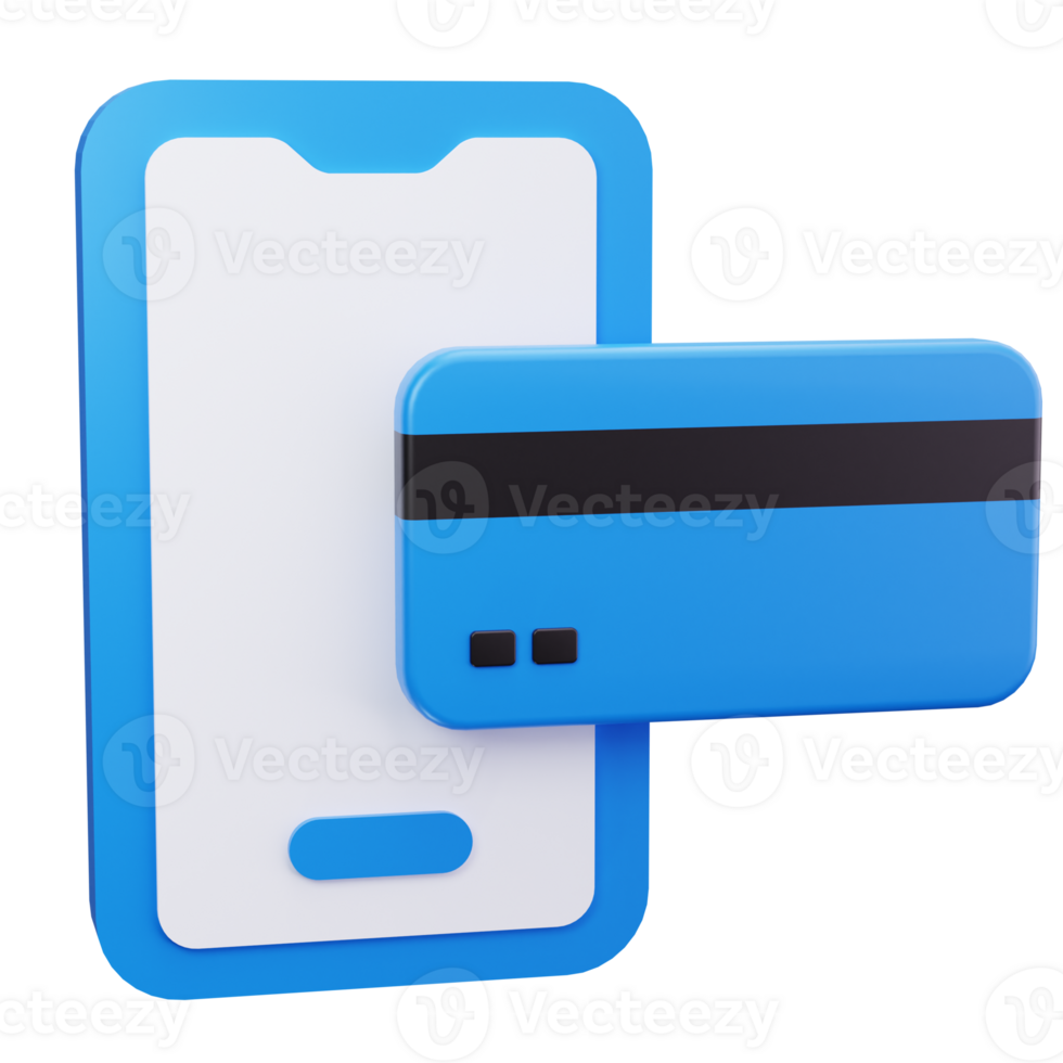 mobile payment 3D Icon png