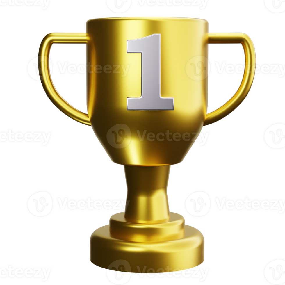 Trophy 1 3D Icons png