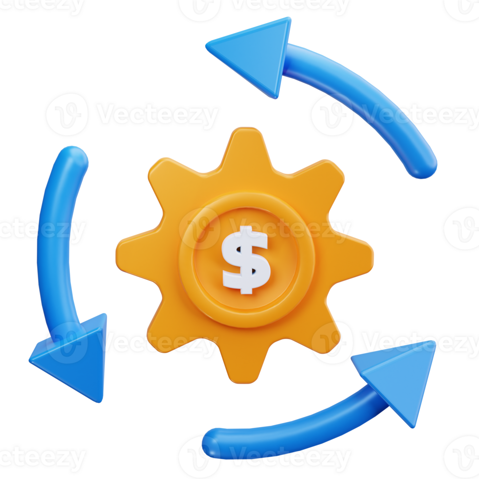 Payment Process 3D Icons png