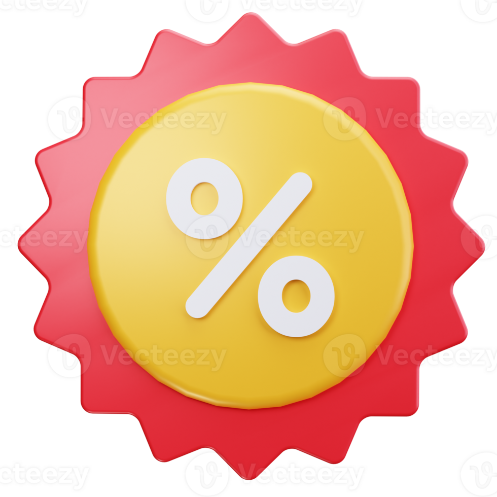 Discount 3D Icons png