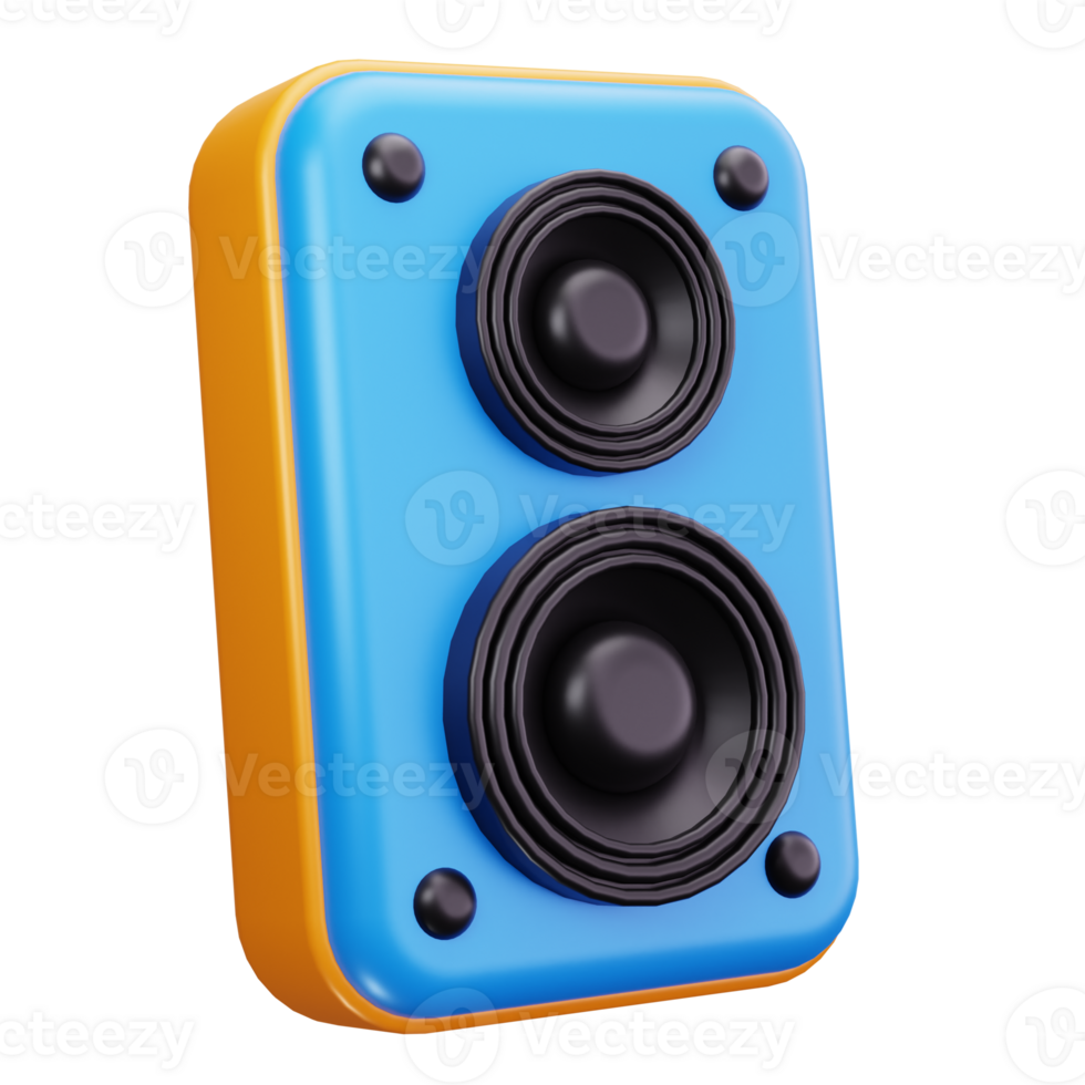 Speaker 3D Icons png