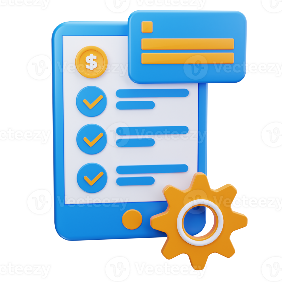 Mobile Transaction 3D Icons png