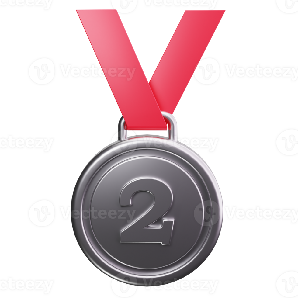 Medal 2 3D Icons png