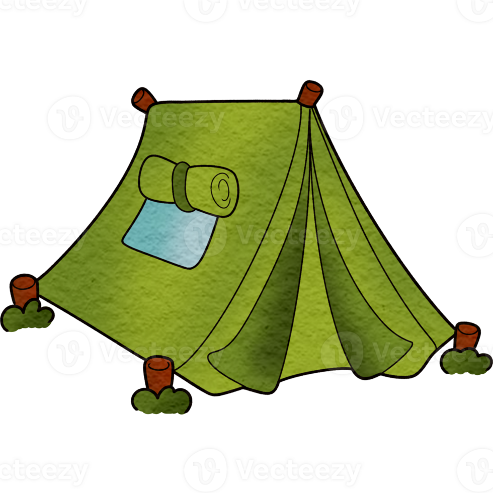 A green tent png