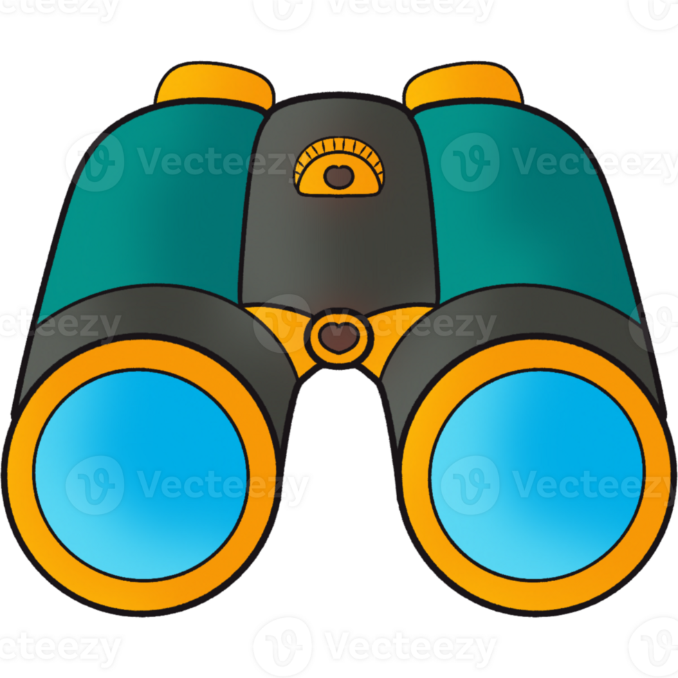 The illustration of a binocular png