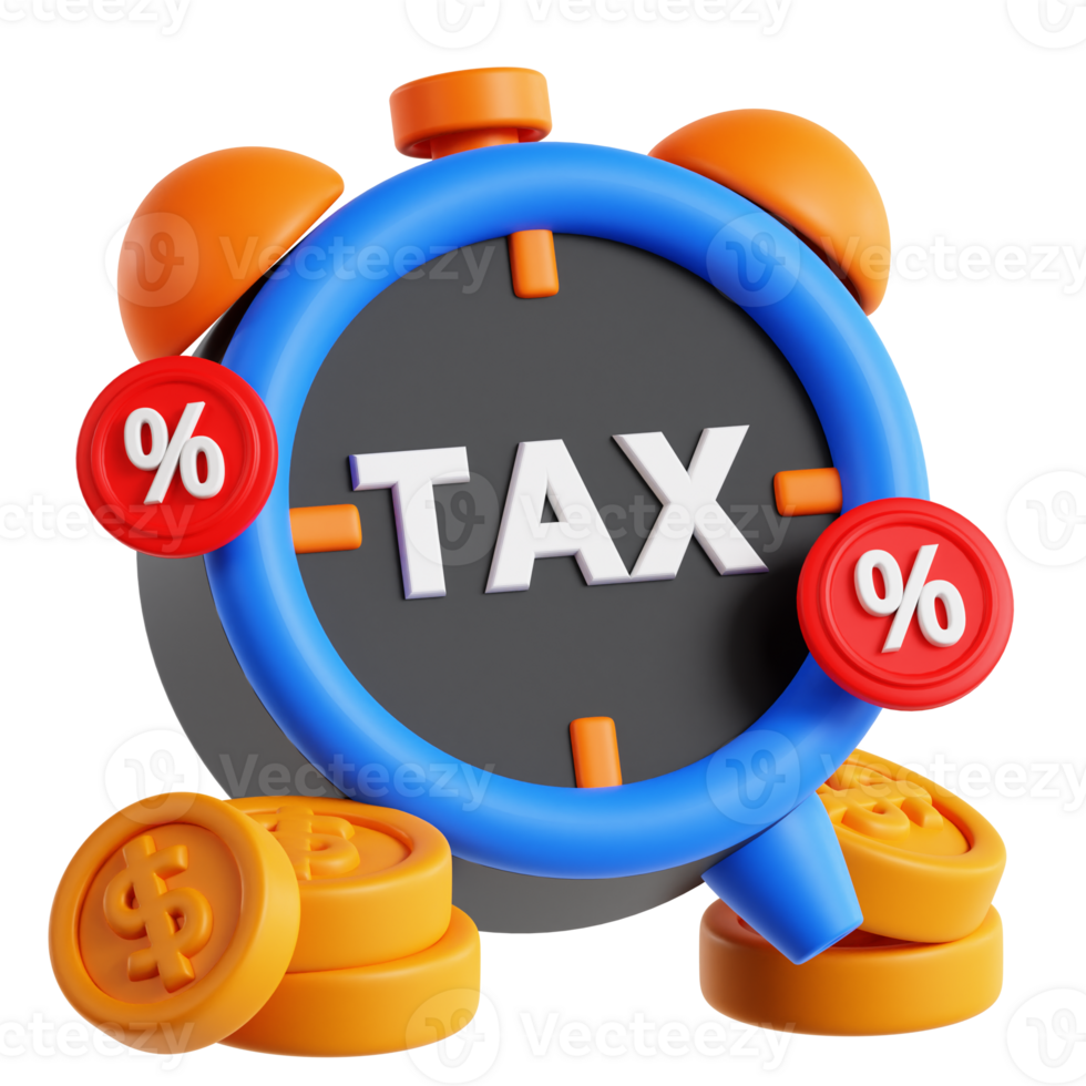 Tax Deadline Clock png