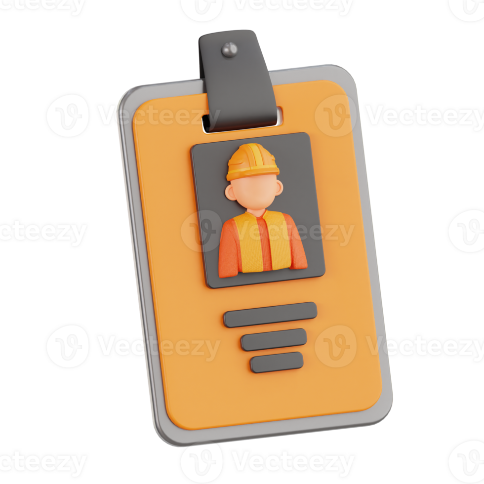 Worker ID Badge png
